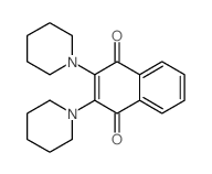 1,4-Naphthalenedione,2,3-di-1-piperidinyl-结构式