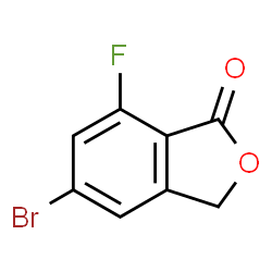 5-溴-7-氟异苯并呋喃-1(3H)-酮结构式
