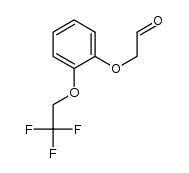 [2-(2,2,2-trifluoroethoxy)phenoxy]acetaldehyde结构式