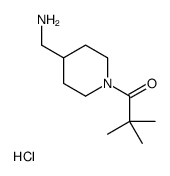 N-新戊酰基-4-氨基甲基哌啶盐酸盐结构式