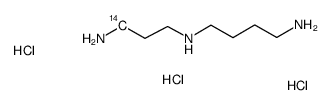 N'-(3-aminopropyl)butane-1,4-diamine,hydrochloride结构式