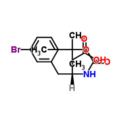 (R)-4-(3-溴苯基)-N-Boc-3-氨基丁酸结构式