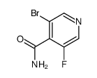 3-溴-5-氟异烟酰胺结构式