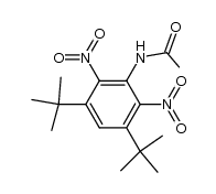 3,5-Di-t-butyl-2,6-dinitroacetanilid结构式