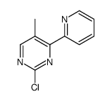 2-chloro-5-methyl-4-(pyridin-2-yl)pyrimidine Structure