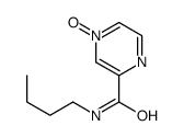 N-butyl-4-oxidopyrazin-4-ium-2-carboxamide结构式