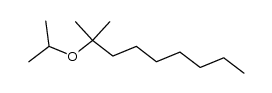 2-(Isopropoxy)-2-methylnonane结构式