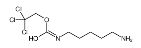 2,2,2-trichloroethyl N-(5-aminopentyl)carbamate结构式