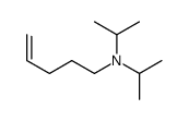 N,N-di(propan-2-yl)pent-4-en-1-amine结构式