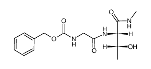 Cbz-glycyl-threonine N-methyl amide Structure