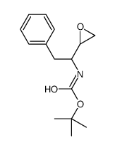 (S)-1-((S)-环氧乙烷-2-基)-2-苯乙氨基甲酸叔丁酯结构式