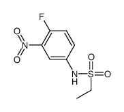 N-(4-fluoro-3-nitrophenyl)ethanesulfonamide Structure