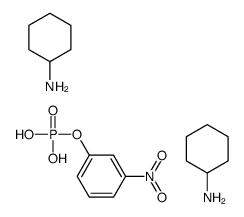 cyclohexanamine,(3-nitrophenyl) dihydrogen phosphate Structure