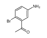 1-(5-氨基-2-溴苯基)乙酮结构式
