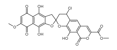 4-Chloro-purpuromycin Structure