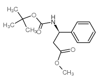 R-3-tert-Butoxycarbonylamino-3-phenyl-propionic acid Structure