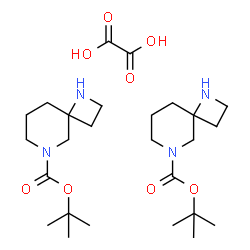 1,6-二氮杂螺[3.5]壬烷-6-羧酸叔丁酯草酸盐(2:1)结构式