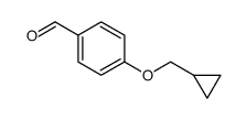 4-(环丙基甲氧基)苯甲醛结构式