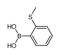 2-(methylthio)phenylboronic acid Structure