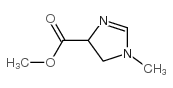 1-甲基-2-咪唑啉-4-羧酸甲酯结构式