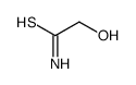 2-Hydroxyethanethioamide结构式