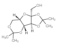 Diacetone L-sorbose Structure