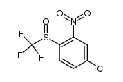 [4-Chlor-2-nitro-phenyl]-trifluormethyl-sulfoxid结构式