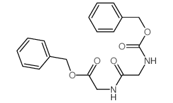 benzyl 2-[(2-phenylmethoxycarbonylaminoacetyl)amino]acetate结构式