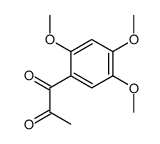 1-(2,4,5-trimethoxyphenyl)propane-1,2-dione Structure