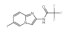 2,2,2-Trifluoro-N-(6-iodo-imidazo[1,2-a]pyridin-2-yl)acetamide Structure