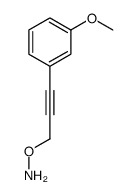 1-[3-(Aminooxy)-1-propyn-1-yl]-3-methoxybenzene Structure