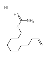 Carbamimidothioic acid,10-undecenyl ester, monohydriodide (9CI) Structure
