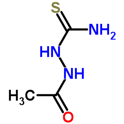 2-Acetylhydrazinecarbothioamide structure