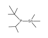 tert-butyl(isopropyl)(trimethylstannyl)phosphane Structure