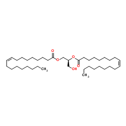 1,2-二油酰基-SN-甘油结构式