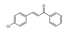 3-(4-chlorophenyl)-1-phenyl-2-propen-1-one结构式
