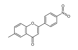 6-methyl-2-(4-nitrophenyl)chromen-4-one Structure