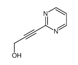 3-(2-嘧啶基)-2-丙炔-1-醇结构式