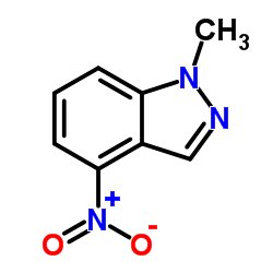 1-甲基-4-硝基-1H-吲唑结构式