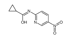 N-(5-Nitro-2-pyridinyl)cyclopropanecarboxamide Structure