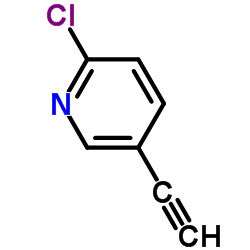 2-Chloro-5-ethynylpyridine Structure