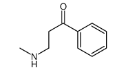 3-(methylamino)-1-phenylpropan-1-one Structure