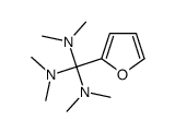 1-(furan-2-yl)-N,N,N',N',N",N"-hexamethylmethanetriamine结构式
