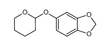 3,4-methylenedioxy-1-(2-tetrahydropyranyloxy)benzene Structure