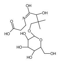 D-pantothenic acid 4'-O-beta-glucoside structure