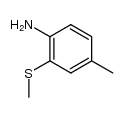 2-amino-5-methylphenyl methyl sulphide Structure