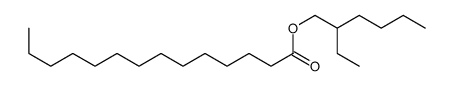 2-乙基己基肉豆蔻酸酯结构式