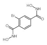 1,4-Benzenedicarboxamide,2-bromo-N1,N4-dihydroxy- Structure