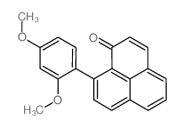 1H-Phenalen-1-one, 9-(2,4-dimethoxyphenyl)- (en) Structure