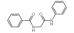 Benzamide,N-[2-oxo-2-(phenylamino)ethyl]- Structure